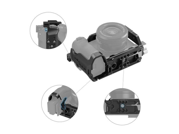 SmallRig 4336, 125 mm, 160 mm, 73 mm, 152 g, 161 mm, 123 mm