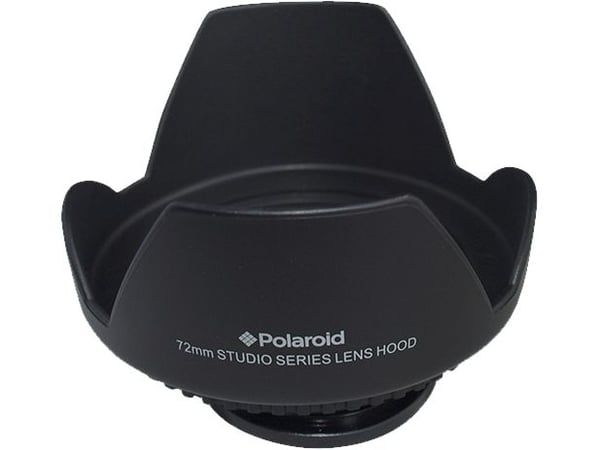 Polaroid Lens Hood Screw-On 58mm, 5,8 cm, Kronblad, Svart, 0 g