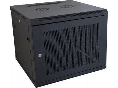 TKH 19" rackskåp 9U 600x450 perforerade dörrar CCSW-0604-09UP