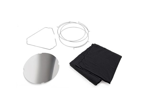 Elica KIT01916/S, Filter til kjøkkenhette, Svart, Sølv, Karbon, Elica, CHROME, HORIZONTE, MERIDIANA, SPACE, TENDER, 400 g