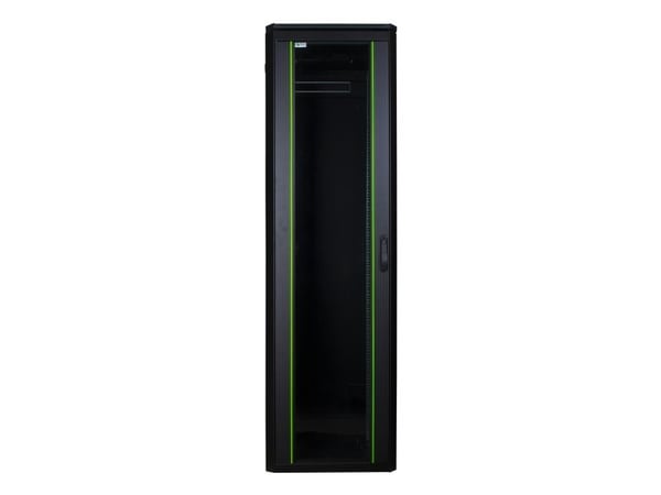 Lanview by Logon - Rack skåp - 600 x 600 mm, data line - fristående - svart, RAL 9005 - 42U - 19"
