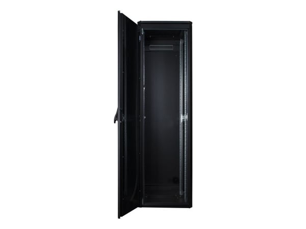 Lanview by Logon - Rack skåp - 600 x 600 mm, data line - fristående - svart, RAL 9005 - 42U - 19"