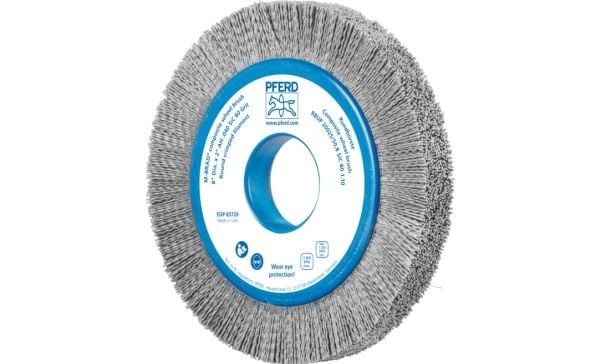 PFERD 79183726, Slipebørste, Universell, Silisiumkarbid, 3600 RPM, Rund, 5,08 cm