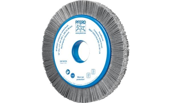 PFERD 79183739, Slipebørste, Universell, Silisiumkarbid, 3600 RPM, Rund, 5,08 cm