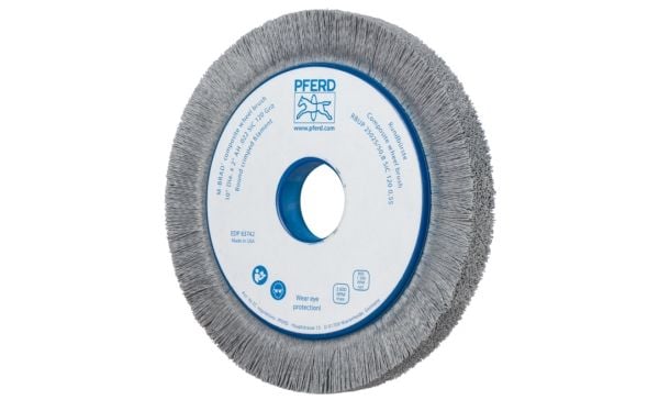PFERD 79183740, Slipebørste, Universell, Silisiumkarbid, 3600 RPM, Rund, 5,08 cm