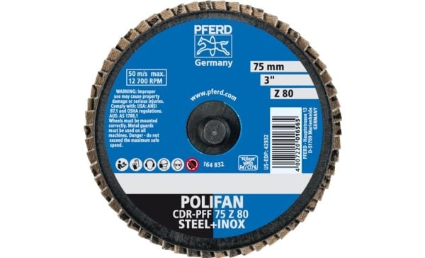 PFERD CDR PFF 75 Z 80, metallia, 10 kpl PFERD CDR PFF 75 Z 80, metallia, 10 kpl