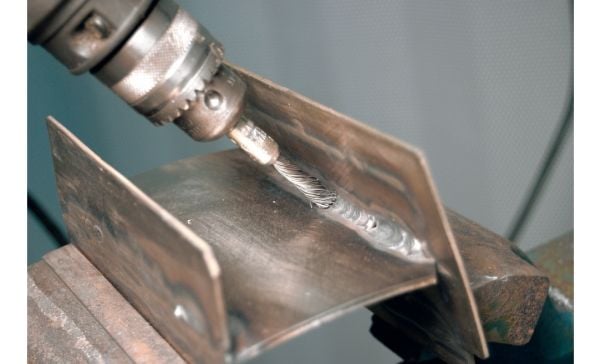 PFERD 43218011, Kopp stålbørste, 6 mm, 1,2 cm, 10000 RPM, 10 stykker