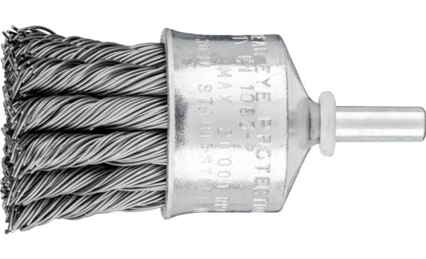 PFERD 43209002, Kopp stålbørste, 6 mm, 3 cm, 20000 RPM, 10 stykker