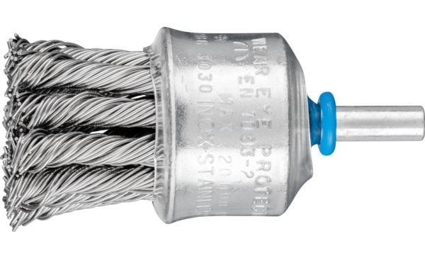 PFERD 43209005, Kopp stålbørste, 6 mm, 3 cm, 20000 RPM, 10 stykker