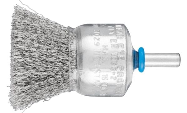 PFERD 43201011, Kopp stålbørste, 6 mm, 3 cm, 15000 RPM, 10 stykker