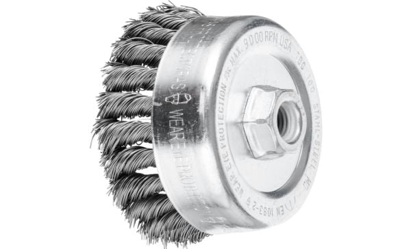 PFERD 43308031, Kopp stålbørste, 10 cm, 9000 RPM, 1 stykker