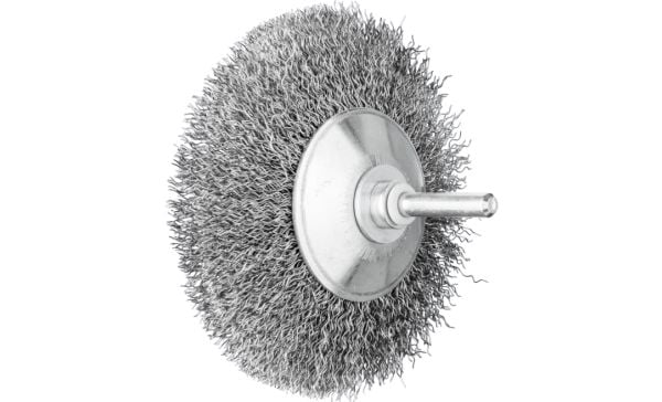 PFERD Bevel brushes crimped shank-mounted, Stål PFERD Bevel brushes crimped shank-mounted, Stål