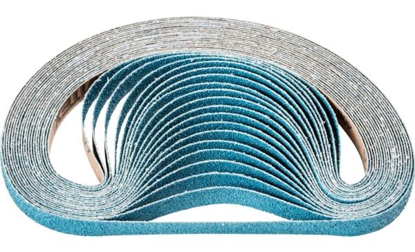PFERD 45008106, Slipebelte, Blå, 520 mm, 12 mm, 100 stykker