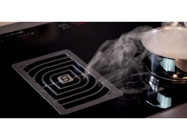 FABER S.p.A. Galileo BK Glass NG A830, Sort, Innebygget, 83 cm, Sonebasert induksjon, Glass, 4 zone(s)