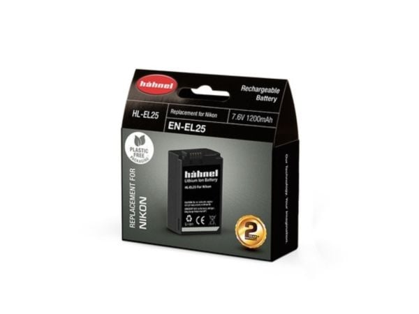 Hahnel HL-EL25, Nikon, 1200 mAh, 7,6 V, Lithium-Ion (Li-Ion)