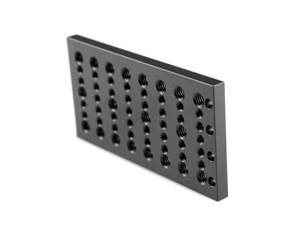 SmallRig 1092, Monteringsplate, Sort, Aluminium, 1/4-20, 3/8-16", 155 mm, 80 mm