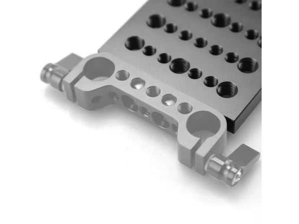 SmallRig 1092, Monteringsplate, Sort, Aluminium, 1/4-20, 3/8-16", 155 mm, 80 mm