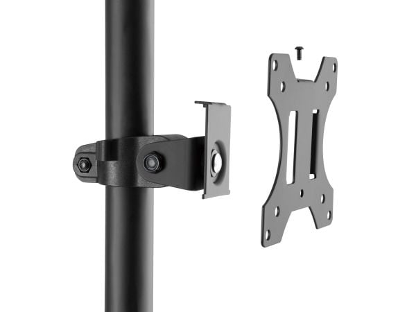 Equip 650171, Multimediavogn, Sort, Plast, Rustfritt stål, PC, 8 kg, 43,2 cm (17")
