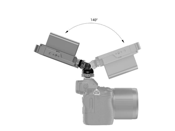 SmallRig BSE2346B, Skjermmontering, Sort, Aluminium, 1,2 kg, SmallHD Focus Series SmallHD Focus OLED Series SmallHD UltraBright Series SmallHD 500 ...