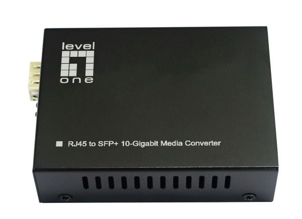 LevelOne GVT-2051 - Fibermediekonverterare - GigE (optisk), 100Mb LAN (optisk), 2.5GbE, 5GbE, 10 GigE optiskt, 10GbE - 100Base-TX, 1000Base-T, 1000...