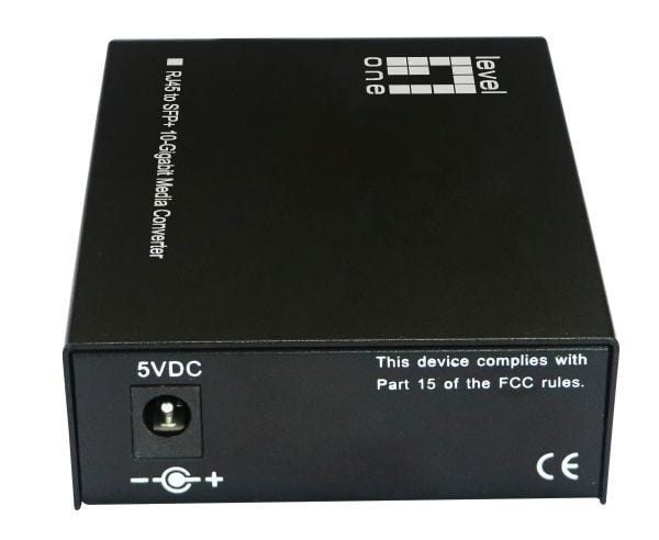 LevelOne GVT-2051 - Fibermediekonverterare - GigE (optisk), 100Mb LAN (optisk), 2.5GbE, 5GbE, 10 GigE optiskt, 10GbE - 100Base-TX, 1000Base-T, 1000...