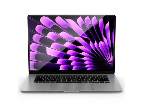Spigen GLAS.tR SLIM, Bærbar PC-skjermbeskytter, Gjennomsiktig, Apple, MacBook Air 15-inch (2023/M2) MacBook Air 15-inch (2024/M3), Herdet glass, 38...