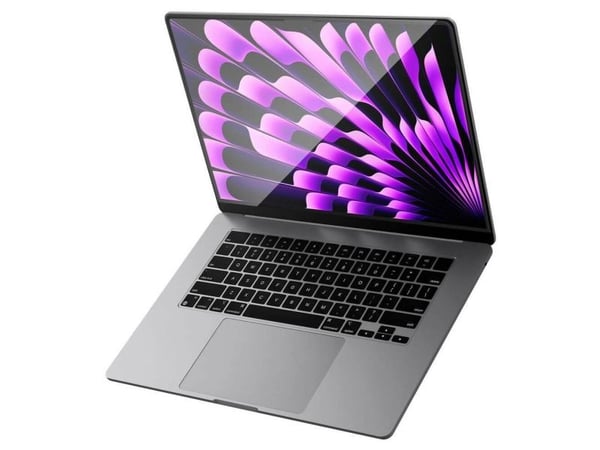 Spigen GLAS.tR SLIM, Bærbar PC-skjermbeskytter, Gjennomsiktig, Apple, MacBook Air 15-inch (2023/M2) MacBook Air 15-inch (2024/M3), Herdet glass, 38...