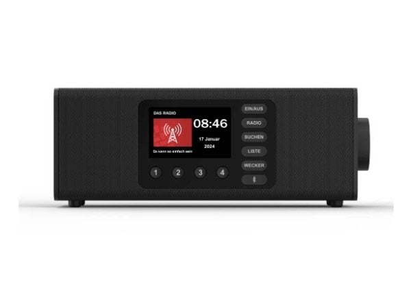 Hama DR2002BT, Personlig, Digitalt, DAB, DAB+, FM, 10 W, TFT, 10,9 cm (4.3")