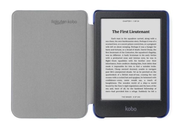 Kobo Clara SleepCover - Lommebok for eBook-leser - koboltblå - for Kobo Clara Colour