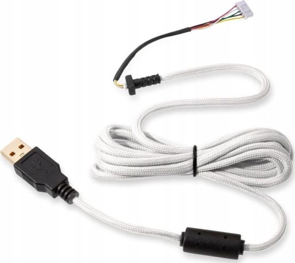 Glorious Ascended Cord - Musekabel - USB (han) - polarhvid - for Glorious Model D, Model O, Model O Minus
