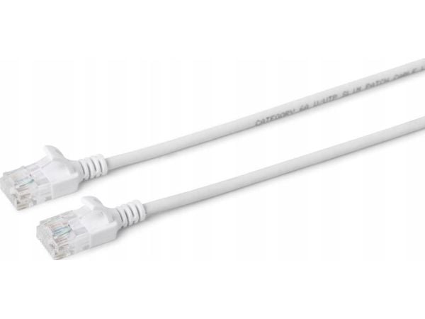MicroConnect - Verkkokaapeli - RJ-45 (uros) - RJ-45 (uros) - 7,5 m - 3,6 mm - UTP - CAT 6a - halogeeniton, solmuvapaa, säikeistetty - valkoinen