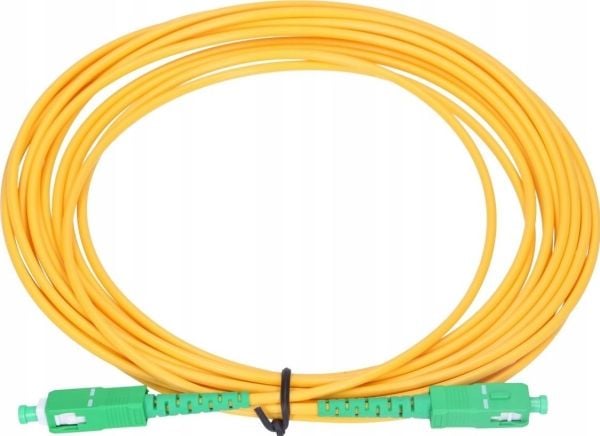 Extralink - Koblingskabel - SC/APC-enkeltmodus (hann) til SC/APC-enkeltmodus (hann) - 3 m - 3 mm - fiberoptisk - simpleks - G.657.A1