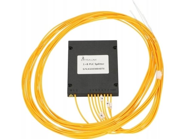 Extralink 1:8 PLC SC/APC | Jakaja | 2.0mm, 1.5m, G657A, moduł ABS, bez złącz
