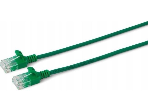 MicroConnect - Nettverkskabel - RJ-45 (hann) til RJ-45 (hann) - 3 m - 3.6 mm - UTP - CAT 6a - halogenfri, uten hindringer, flertrådet - grønn