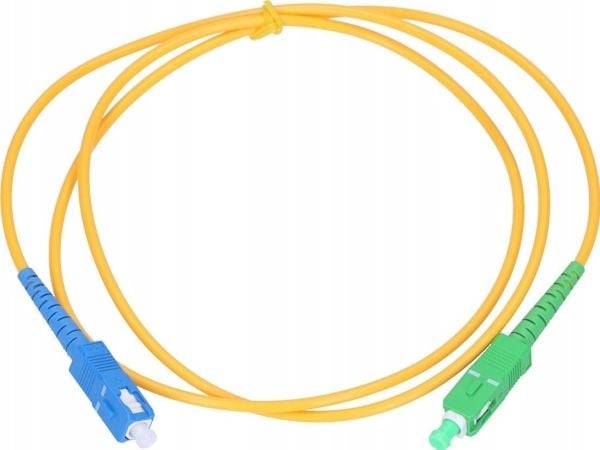 Ekstra lenke SC/APC-SC/UPC | patchcord | Jednomodowy, Simplex, G652D, 3 mm, 0,5 m