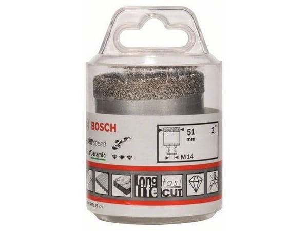 Bosch DIAMANTHULSAV 51MM DRYSPEED (kuivausrumpu)