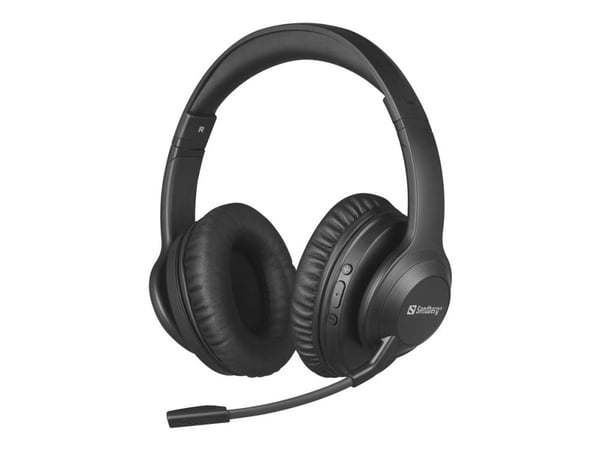 Sandberg Pro - Hodesett - full størrelse - Bluetooth - trådløs, kablet - aktiv støydemping - USB-C