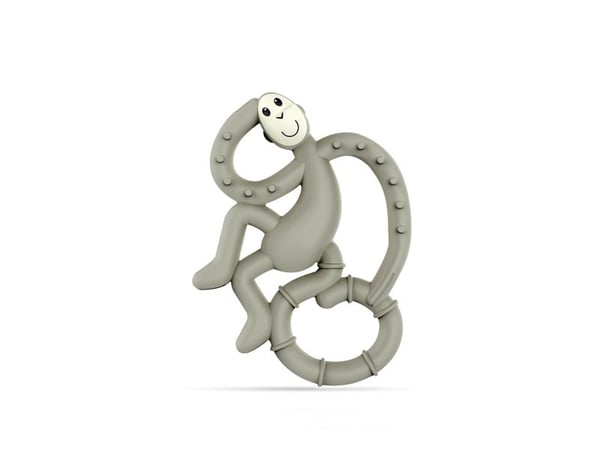 Matchstick Monkey Mini Monkey Teether Grey