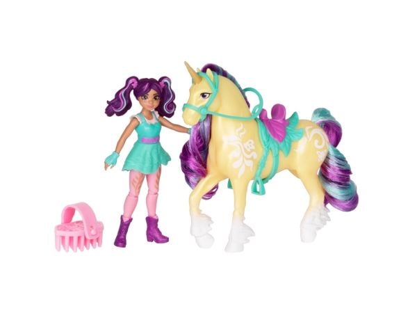 Unicorn Academy dukke & enhjørning – Ava & Leaf