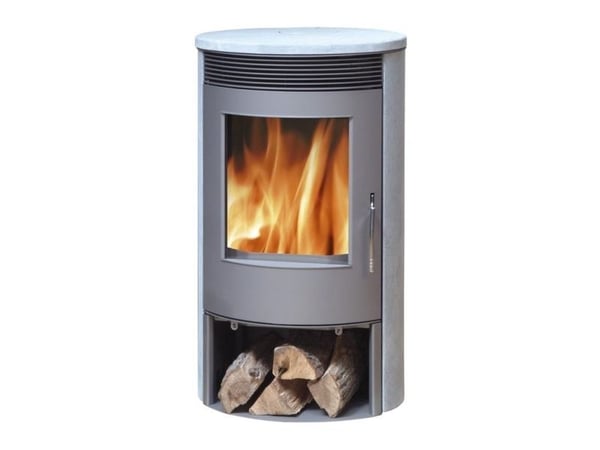 Ovn ABX TARTU 5 svart+soapstone finish 5 kW