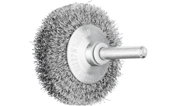 PFERD Bevel brushes crimped shank-mounted, Stål