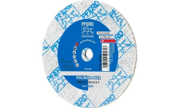 PFERD POLINOX wheels PNER, 10 stykker