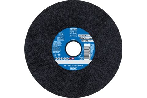 PFERD EHT 150-1,6 SG INOX, Stål, Rustfritt stål, PFERD, 2,22 cm, 15 cm, 10200 o/min, 25 stk