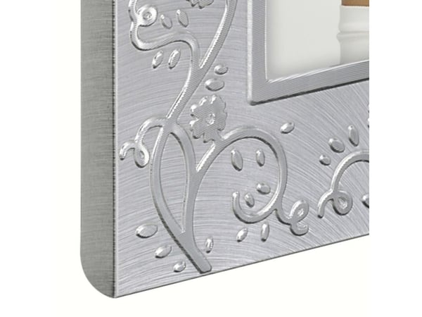 Hama 00193123, Enkel bilderamme, Aluminium, Sølv, Bord, Vegg, 13 x 18 cm, Rektangulær