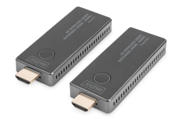 DIGITUS - Sender og mottaker - video/lyd-forlenger - Wi-Fi 5, 802.11b/g/n - opp til 30 m