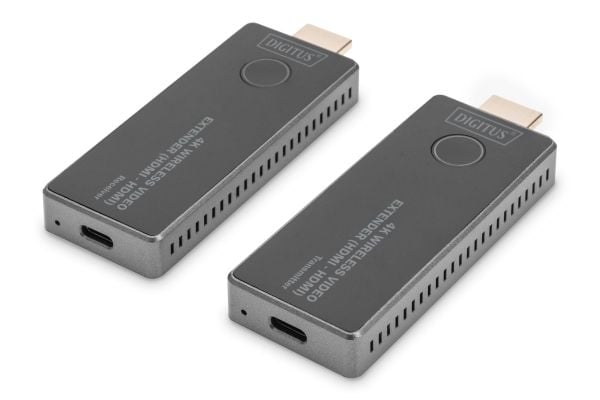 DIGITUS - Sender og mottaker - video/lyd-forlenger - Wi-Fi 5, 802.11b/g/n - opp til 30 m
