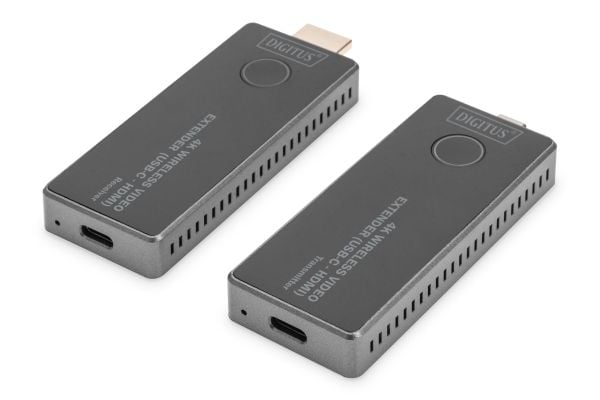 DIGITUS - Sender og mottaker - video/lyd-forlenger - Wi-Fi 5, 802.11b/g/n - opp til 30 m