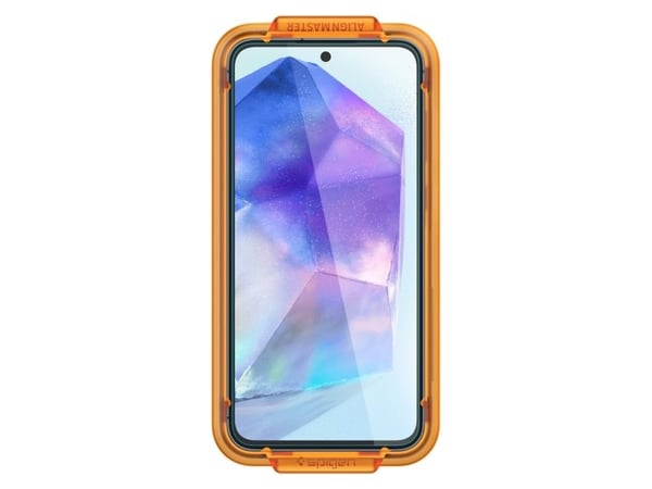 Spigen GLAS.tR AlignMaster, Samsung, Galaxy A55 5G (2024), Ripebestandig, Gjennomsiktig, 2 stk.