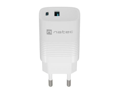 NATEC NUC-2140, Innendørs, AC, 12 V, Hvit