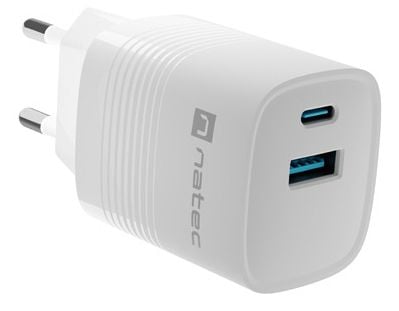 NATEC NUC-2140, Innendørs, AC, 12 V, Hvit
